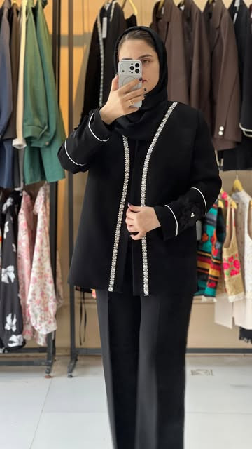 کت و شلوار مشکی مجلسی